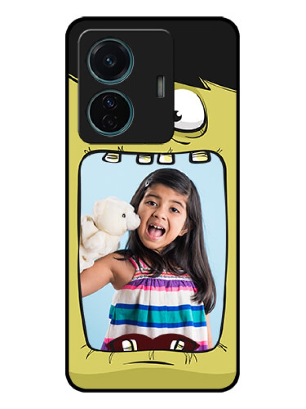 Custom iQOO Z6 Pro 5G Custom Metal Phone Case - Cartoon Monster Back Case Design