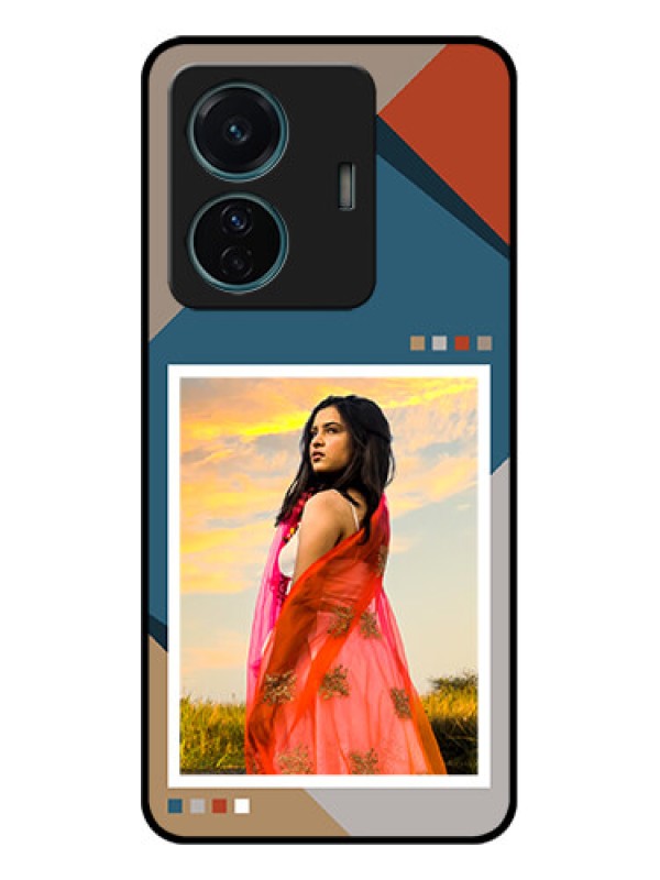 Custom iQOO Z6 Pro 5G Custom Metal Phone Case - Retro Color Pallet Design
