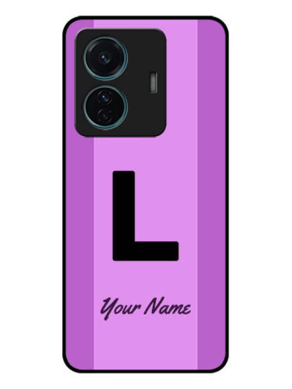 Custom iQOO Z6 Pro 5G Custom Metal Phone Case - Tricolor Custom Text Design