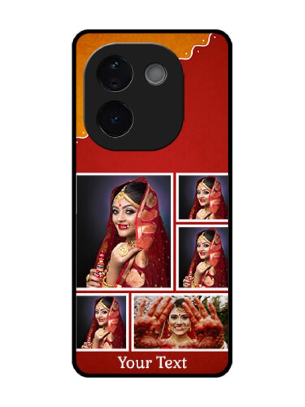 Custom iQOO Z9s Pro 5G Custom Metal Phone Case - Wedding Pic Upload Design
