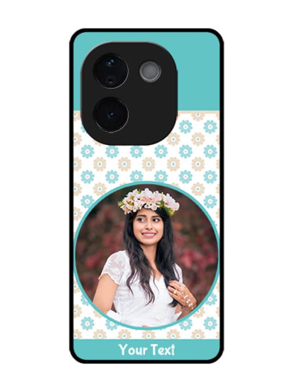 Custom iQOO Z9s Pro 5G Custom Metal Phone Case - Beautiful Flowers Design