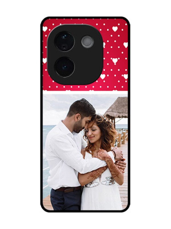 Custom iQOO Z9s Pro 5G Custom Metal Phone Case - Hearts Mobile Case Design