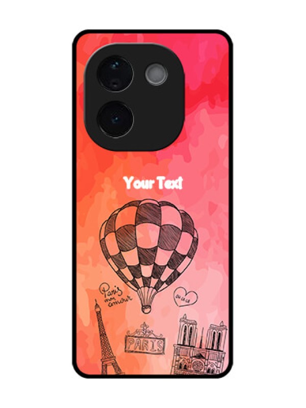 Custom iQOO Z9s Pro 5G Custom Metal Phone Case - Paris Theme Design