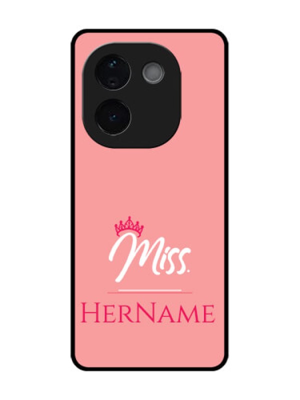 Custom iQOO Z9s Pro 5G Custom Metal Phone Case - Mrs With Name Design