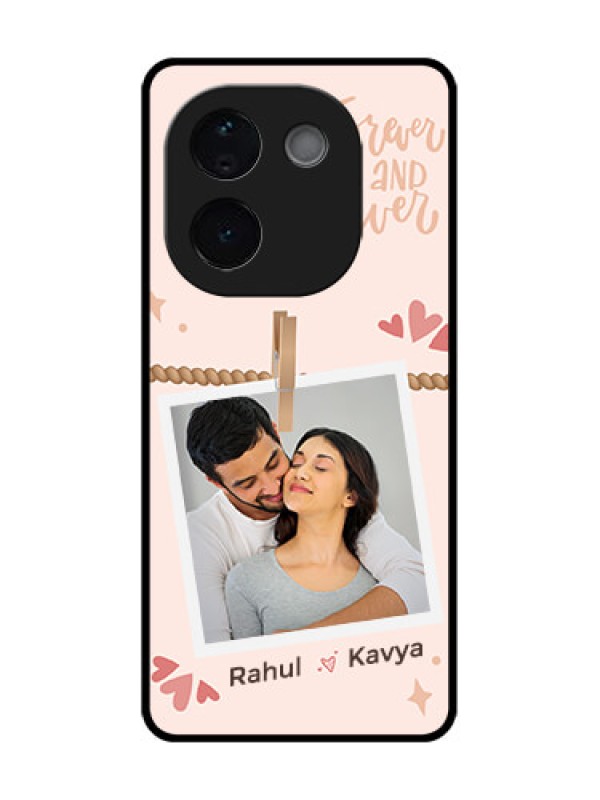 Custom iQOO Z9s Pro 5G Custom Metal Phone Case - Forever And Ever Love Design