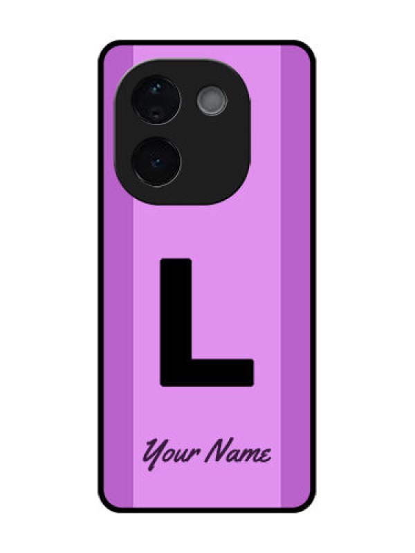 Custom iQOO Z9s Pro 5G Custom Metal Phone Case - Tricolor Custom Text Design