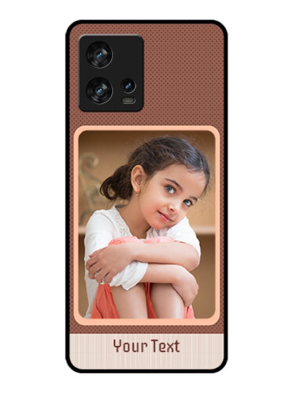 Custom Motorola Edge 30 Fusion Custom Metal Phone Case - Simple Pic Upload Design