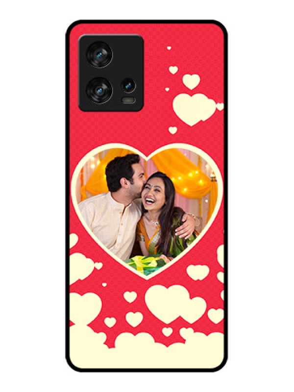 Custom Motorola Edge 30 Fusion Custom Metal Phone Case - Love Symbols Phone Cover Design