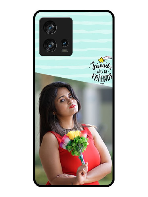 Custom Motorola Edge 30 Fusion Custom Metal Phone Case - Friends Picture Icon Design