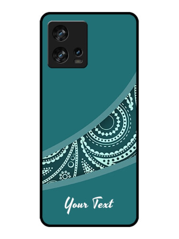 Custom Motorola Edge 30 Fusion Custom Metal Phone Case - Semi Visible Floral Design