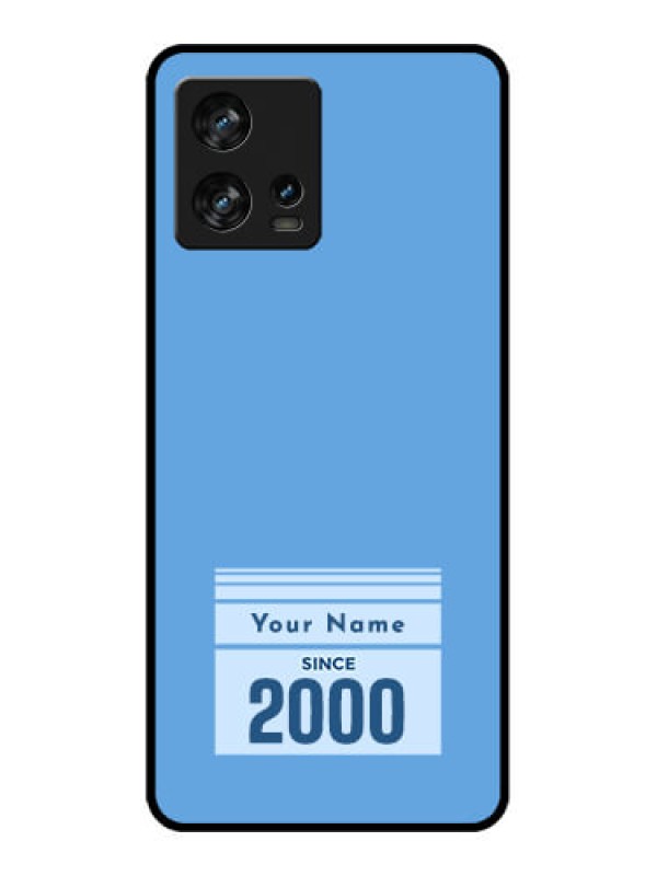 Custom Motorola Edge 30 Fusion Custom Metal Phone Case - Custom Year Of Birth Design
