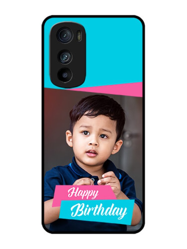 Custom Motorola Edge 30 Custom Metal Phone Case - Image Holder With 2 Color Design