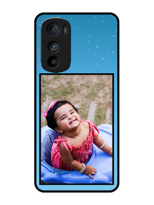 Custom Motorola Edge 30 Custom Metal Phone Case - Wave Pattern Colorful Design