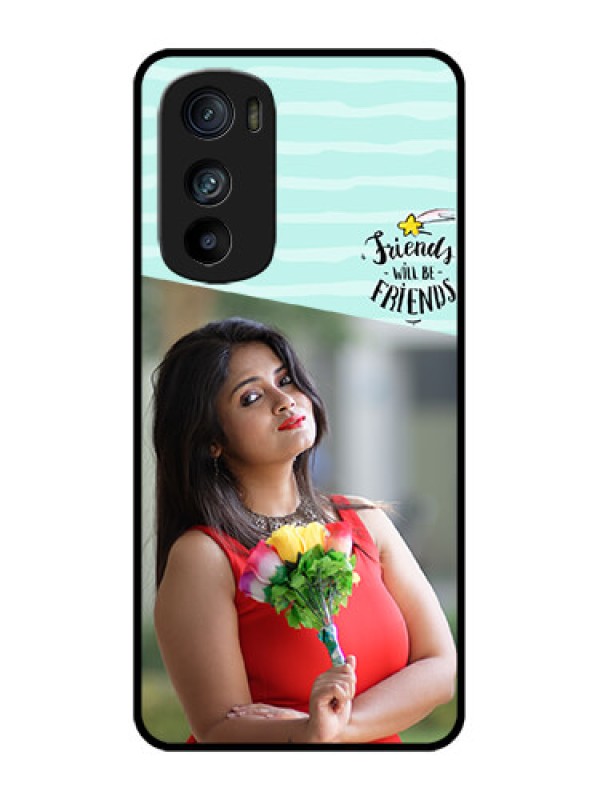 Custom Motorola Edge 30 Custom Metal Phone Case - Friends Picture Icon Design
