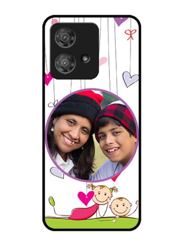 Custom Motorola Edge 40 Neo Custom Metal Phone CaseCute Kids Phone Case Design