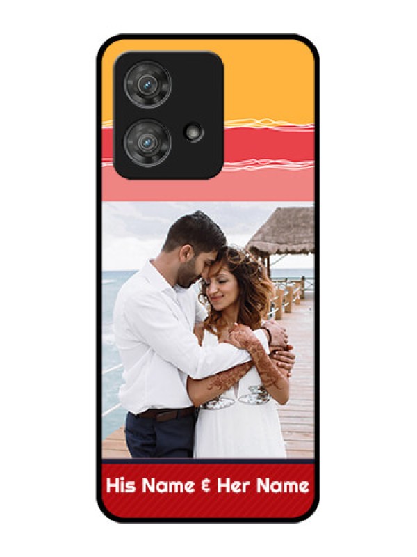 Custom Motorola Edge 40 Neo Custom Metal Phone CaseColorful Case Design