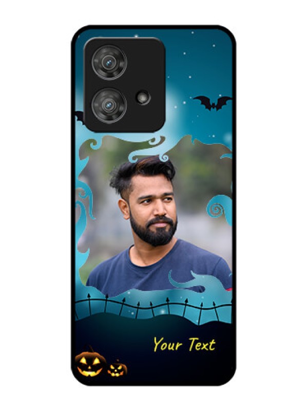 Custom Motorola Edge 40 Neo Custom Metal Phone CaseHalloween Frame Design