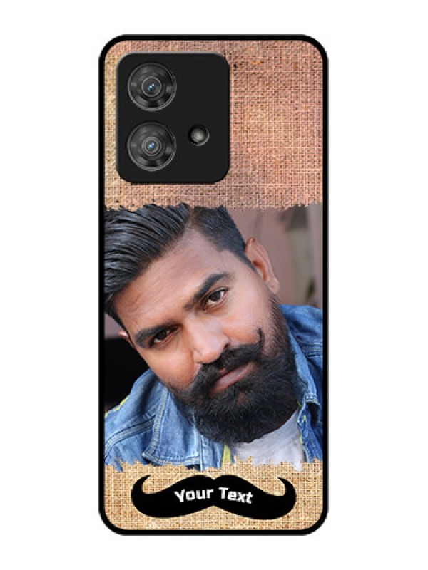 Custom Motorola Edge 40 Neo Custom Metal Phone CaseWith Texture Design