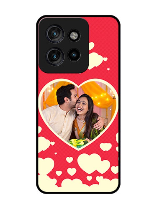 Custom Motorola Edge 50 Neo Custom Metal Phone Case - Love Symbols Phone Cover Design