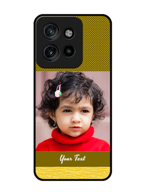 Custom Motorola Edge 50 Neo Custom Metal Phone Case - Simple Green Color Design