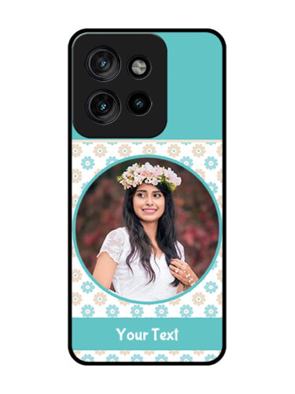 Custom Motorola Edge 50 Neo Custom Metal Phone Case - Beautiful Flowers Design