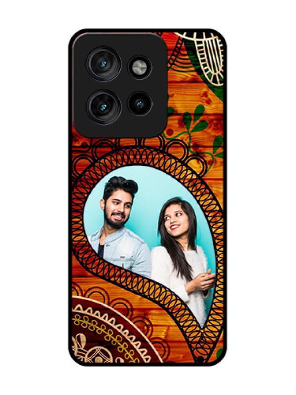 Custom Motorola Edge 50 Neo Custom Metal Phone Case - Abstract Colorful Design
