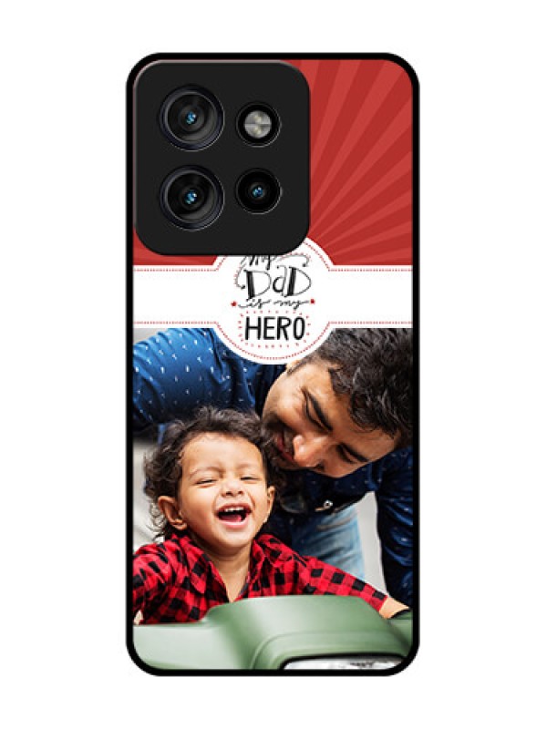 Custom Motorola Edge 50 Neo Custom Metal Phone Case - My Dad Hero Design