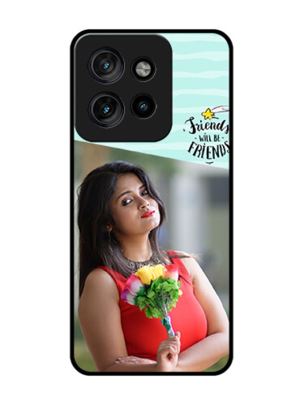 Custom Motorola Edge 50 Neo Custom Metal Phone Case - Friends Picture Icon Design