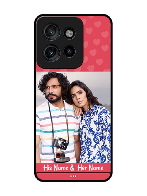 Custom Motorola Edge 50 Neo Custom Metal Phone Case - Simple Love Design