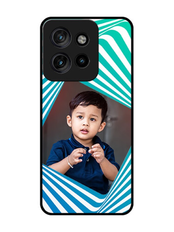 Custom Motorola Edge 50 Neo Custom Metal Phone Case - Abstract Spiral Design