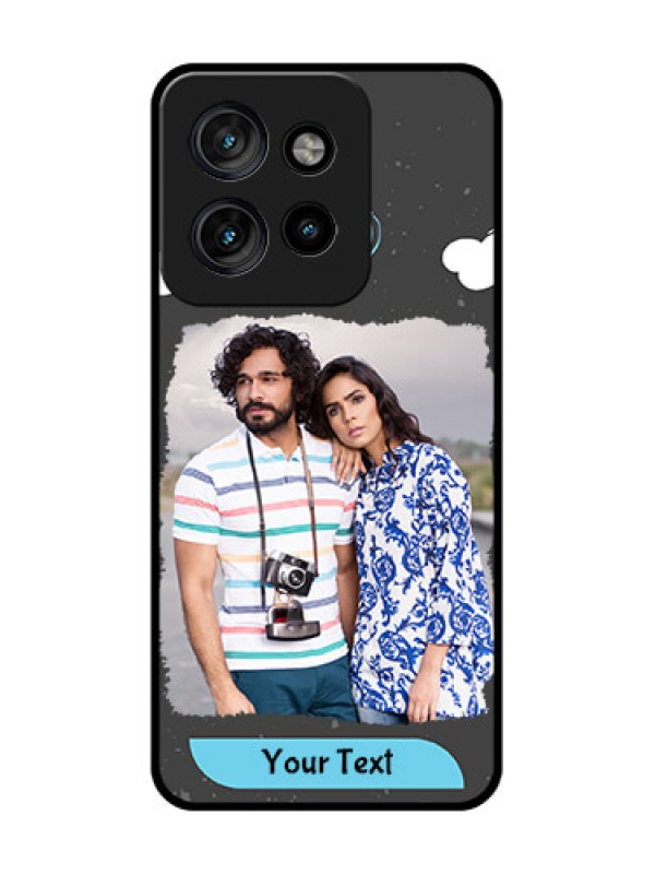Custom Motorola Edge 50 Neo Custom Metal Phone Case - Splashes With Love Doodles Design