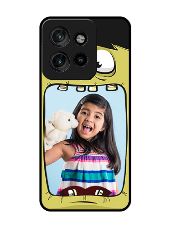 Custom Motorola Edge 50 Neo Custom Metal Phone Case - Cartoon Monster Back Case Design