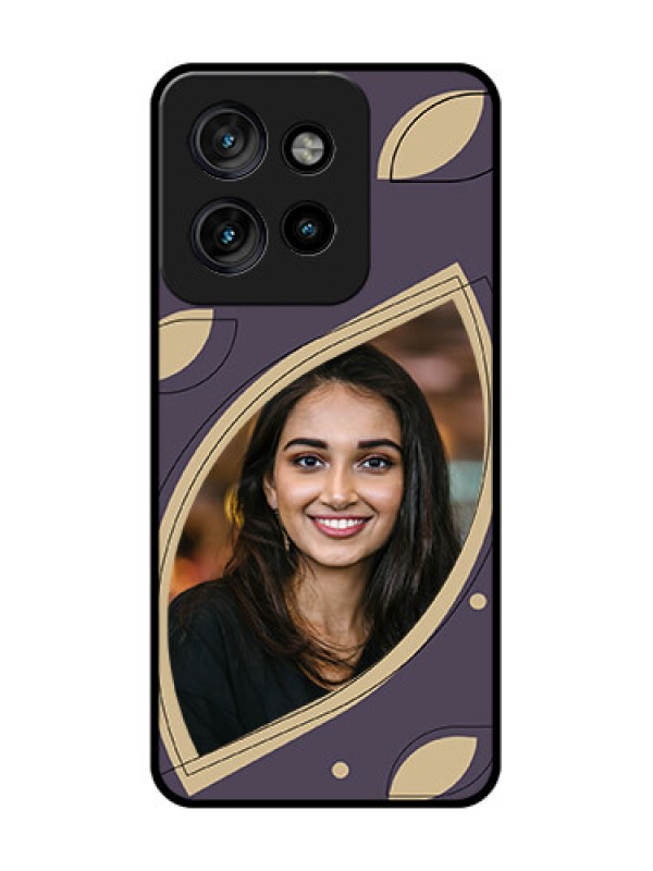 Custom Motorola Edge 50 Neo Custom Metal Phone Case - Falling Leaf Design