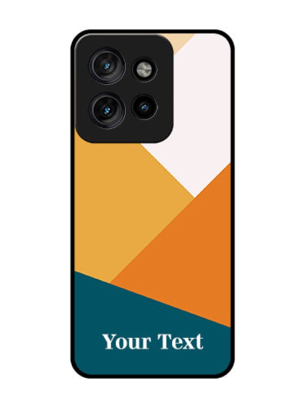 Custom Motorola Edge 50 Neo Custom Metal Phone Case - Stacked Multi - Colour Design