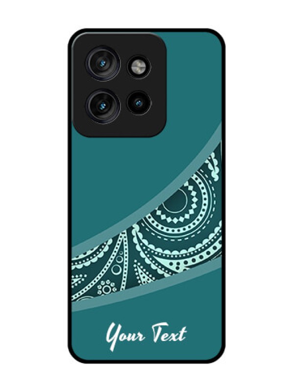 Custom Motorola Edge 50 Neo Custom Metal Phone Case - Semi Visible Floral Design