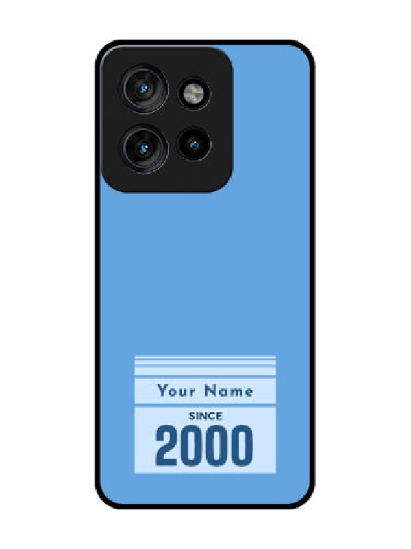 Custom Motorola Edge 50 Neo Custom Metal Phone Case - Custom Year Of Birth Design