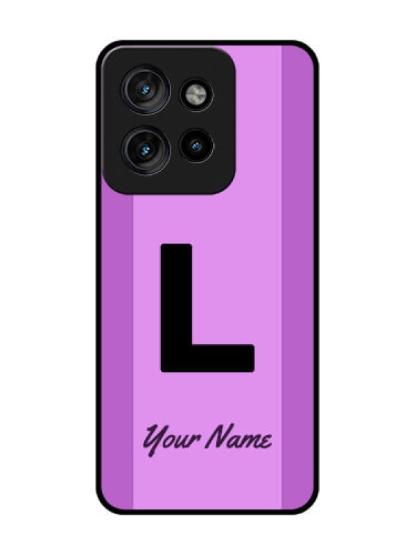 Custom Motorola Edge 50 Neo Custom Metal Phone Case - Tricolor Custom Text Design