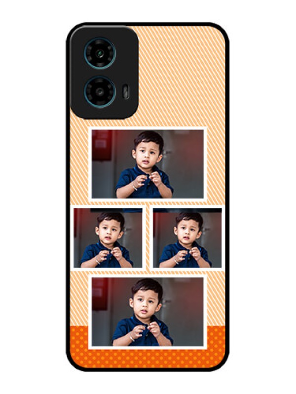 Custom Motorola G45 5G Custom Metal Phone Case - Bulk Photos Upload Design