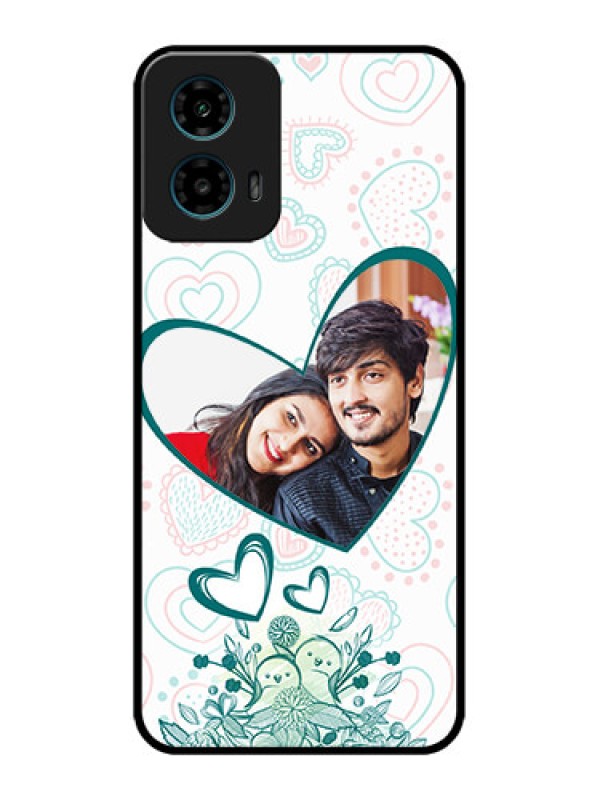 Custom Motorola G45 5G Custom Metal Phone Case - Premium Couple Design