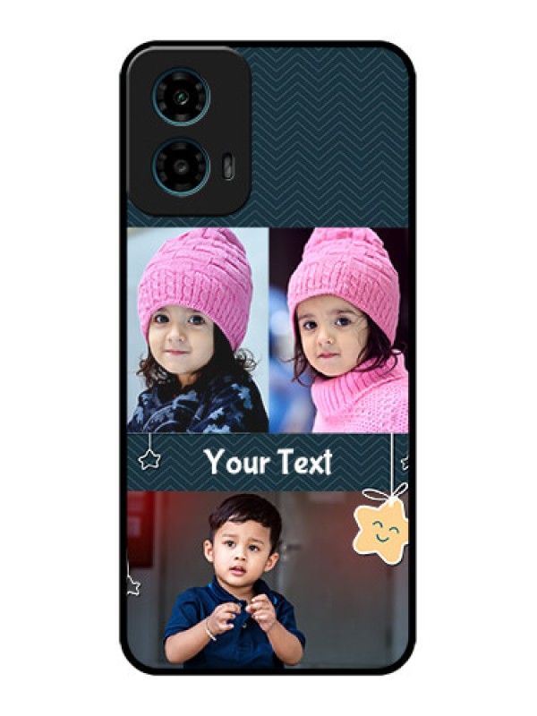 Custom Motorola G45 5G Custom Metal Phone Case - Hanging Stars Design