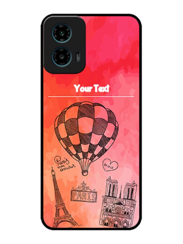 Custom Motorola G45 5G Custom Metal Phone Case - Paris Theme Design