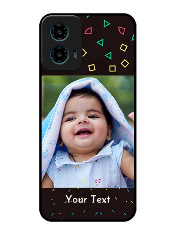 Custom Motorola G45 5G Custom Metal Phone Case - With Confetti Birthday Design