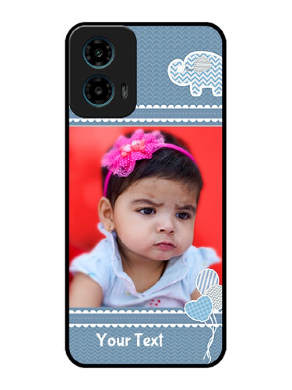 Custom Motorola G45 5G Custom Metal Phone Case - With Kids Pattern Design