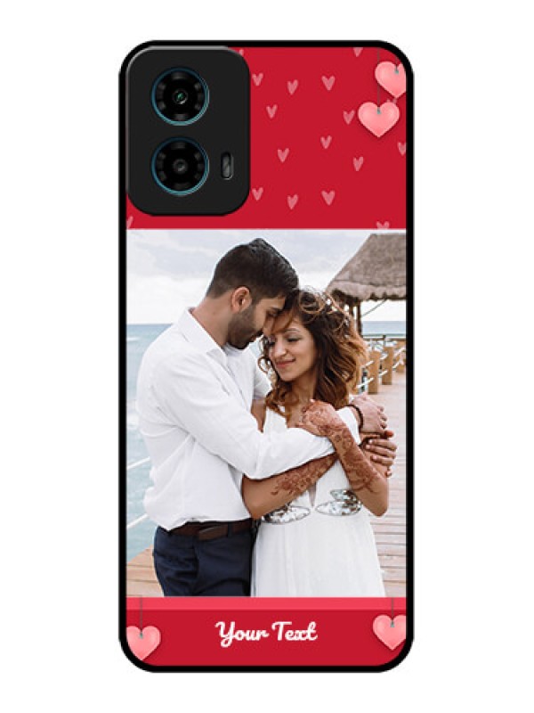 Custom Motorola G45 5G Custom Metal Phone Case - Valentines Day Design