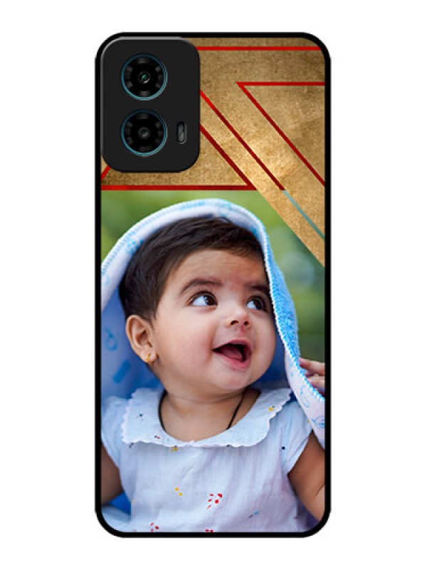Custom Motorola G45 5G Custom Metal Phone Case - Gradient Abstract Texture Design