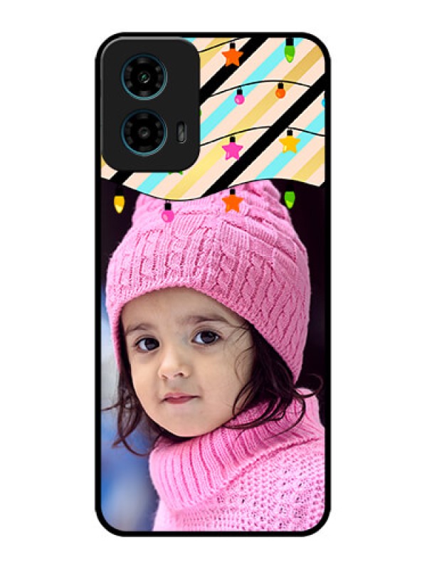 Custom Motorola G45 5G Custom Metal Phone Case - Lights Hanging Design