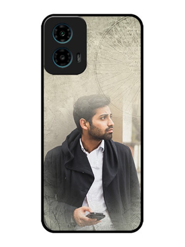 Custom Motorola G45 5G Custom Metal Phone Case - With Vintage Design