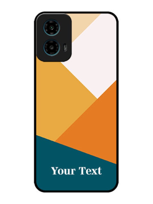Custom Motorola G45 5G Custom Metal Phone Case - Stacked Multi - Colour Design