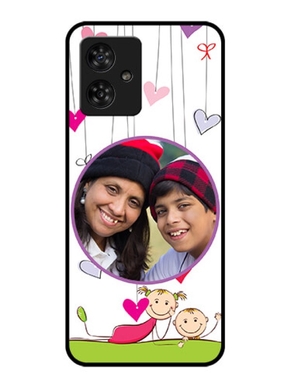 Custom Motorola G54 5G Custom Metal Phone CaseCute Kids Phone Case Design
