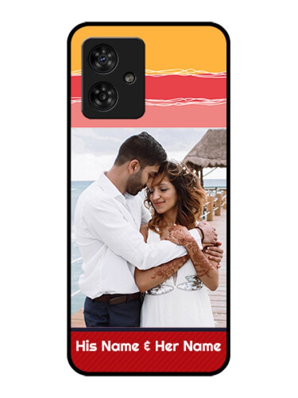 Custom Motorola G54 5G Custom Metal Phone CaseColorful Case Design